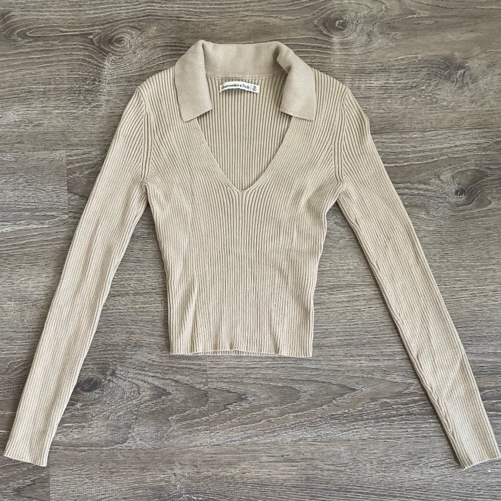 Abercrombie & Fitch | Polo Collar Knit Sweater